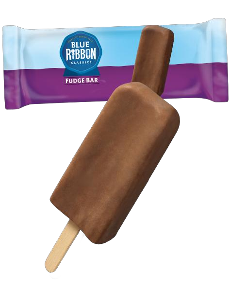 Blue Ribbon Classics 3oz fudge bar with wrapper