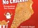 Jack & King's No Chicken drumstick ice cream, a frozen dairy dessert shaped and breaded like a fried chicken leg